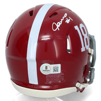 Jameson Williams Autographed Alabama Crimson Tide Speed Mini Helmet Beckett