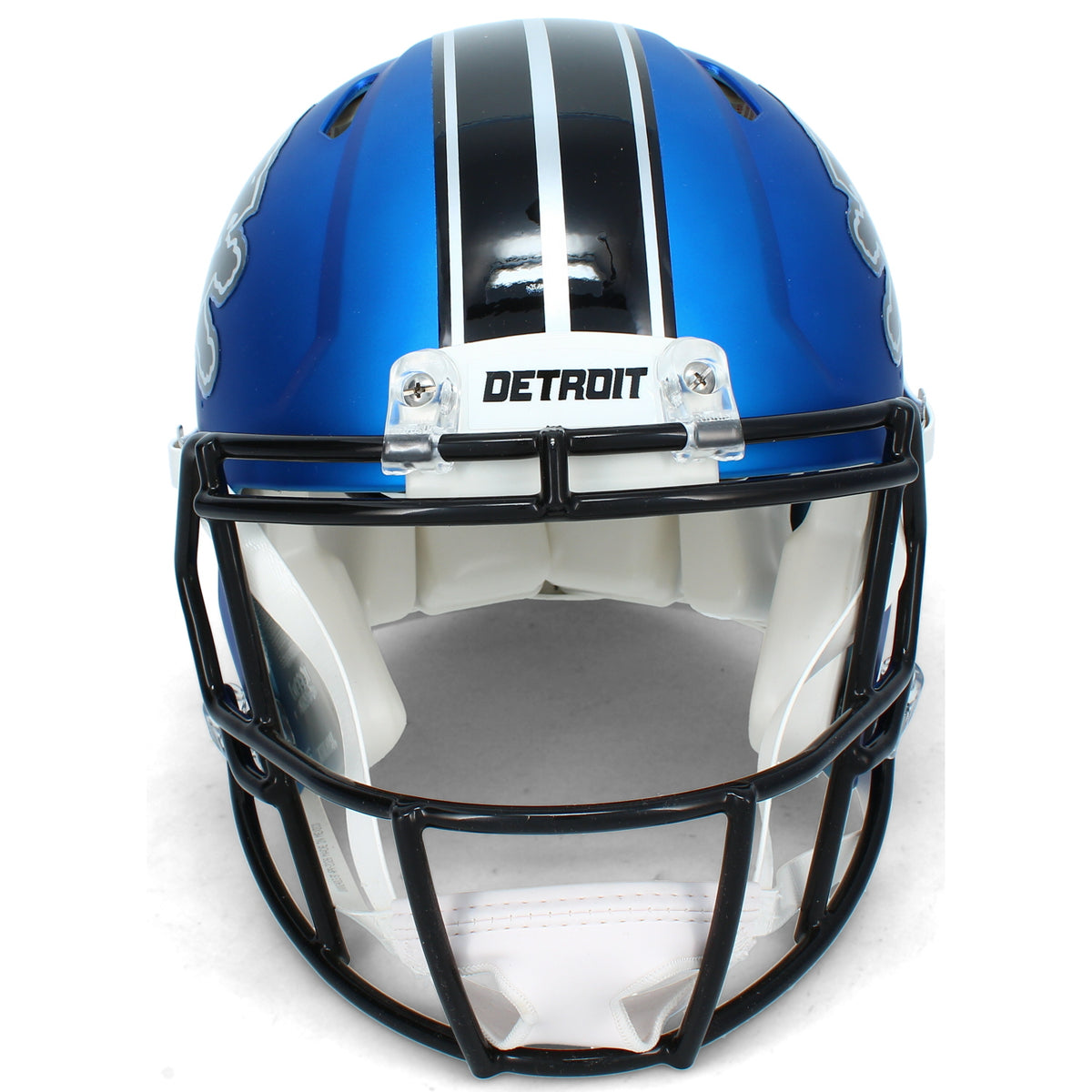 Sam LaPorta Autographed Detroit Lions Blue 2024 Alternate Speed Authentic Helmet Beckett