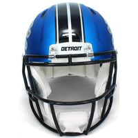 Sam LaPorta Autographed Detroit Lions Blue 2024 Alternate Speed Authentic Helmet Beckett