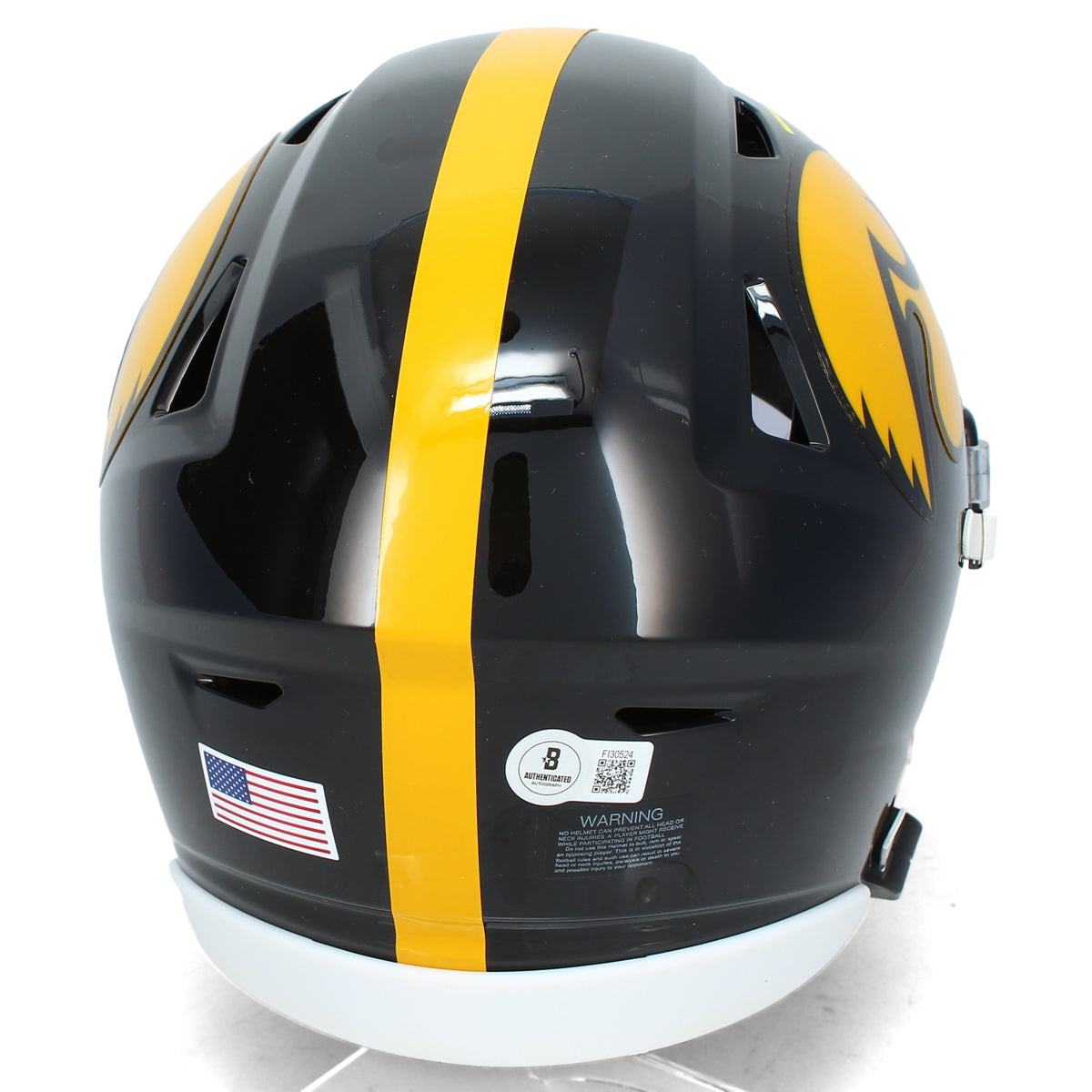 Sam LaPorta Autographed Iowa Hawkeyes Speedflex Midi Helmet Beckett Witnessed