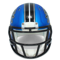 Sam LaPorta Autographed Detroit Lions Blue 2024 Alternate Speed Mini Helmet Beckett