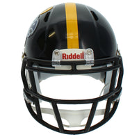Sam LaPorta Autographed Iowa Hawkeyes Black Alternate Stars &amp; Striples Speed Mini Helmet Beckett