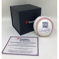 WALKER BUEHLER Autographed L.A. Dodgers 2020 World Series Baseball FANATICS