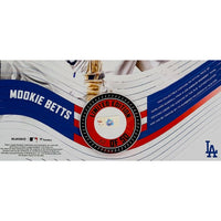 MOOKIE BETTS Unsigned Dodgers Framed 15" x 17" Game Used Baseball Collage LE 50/50