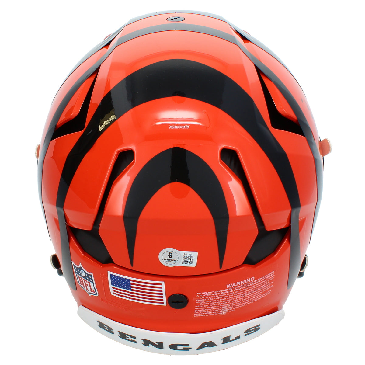Ja'Marr Chase Autographed Cinicnnati Bengals Axiom Authentic Helmet Beckett