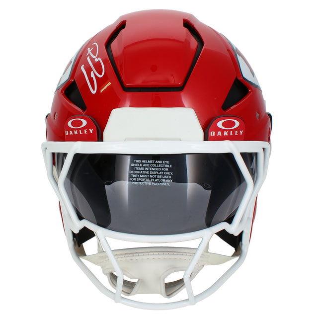 Patrick Mahomes Autographed Kansas City Chiefs Axiom Authentic Helmet Beckett