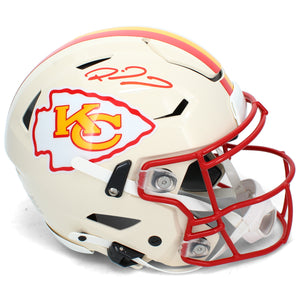 Patrick Mahomes Autographed Kansas City Chiefs RETRO Speedflex Authentic Helmet Beckett