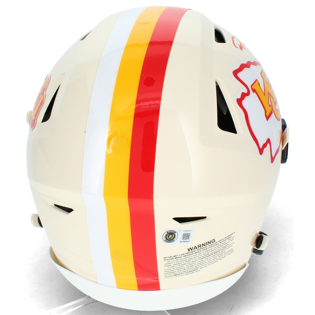 Patrick Mahomes Autographed Kansas City Chiefs RETRO Speedflex Authentic Helmet Beckett