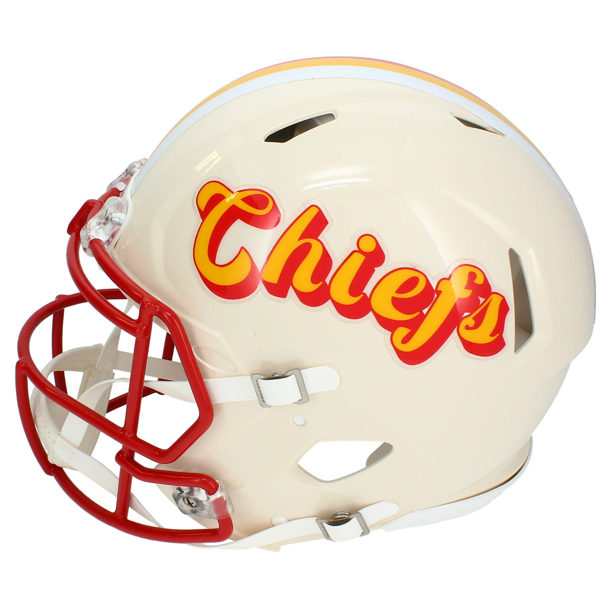 Patrick Mahomes Autographed Kansas City Chiefs RETRO Speed Authentic Helmet Beckett