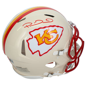 Patrick Mahomes Autographed Kansas City Chiefs RETRO Speed Authentic Helmet Beckett