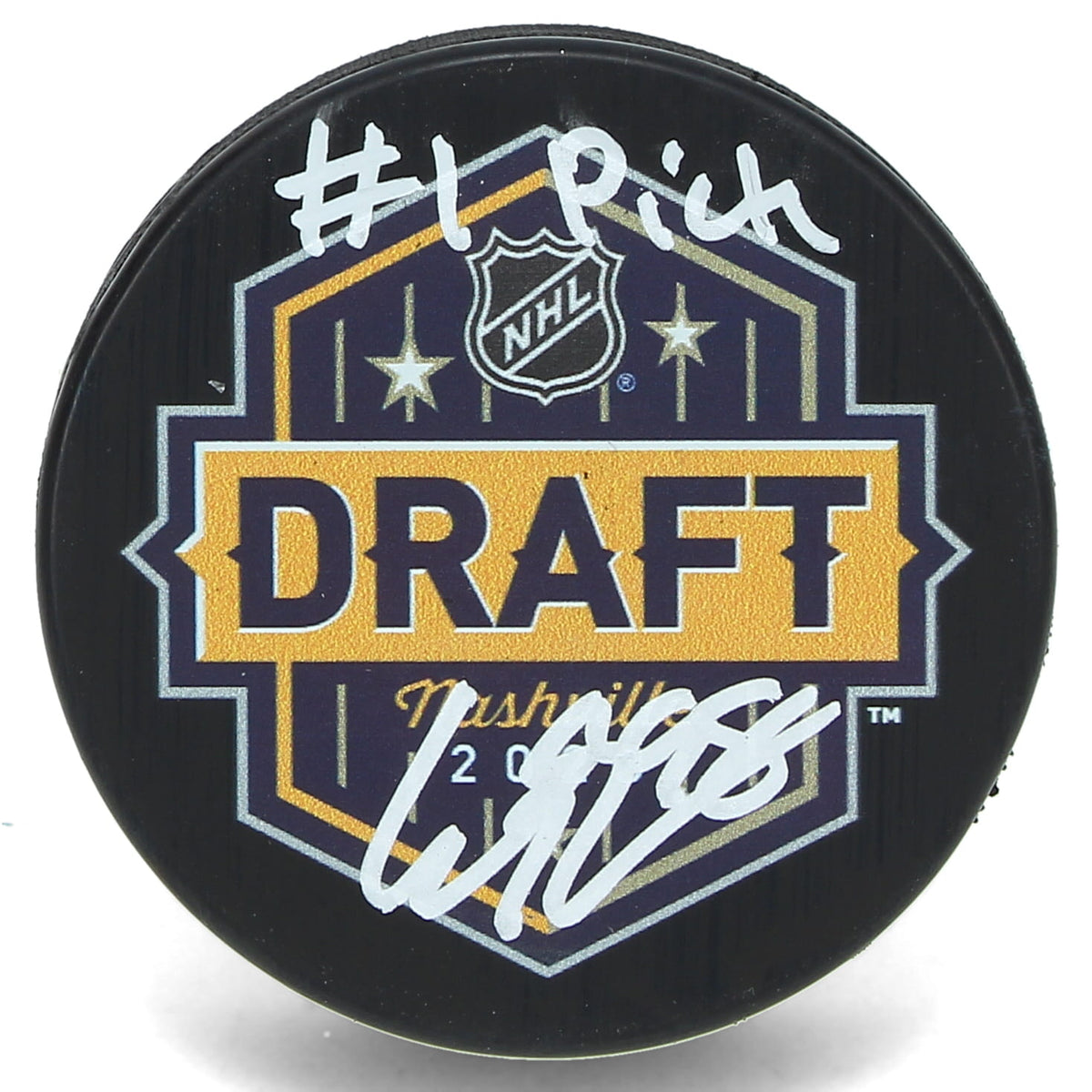 Connor Bedard Autographed/Inscribed "#1 Pick" 2023 NHL Draft Hockey Puck Fanatics