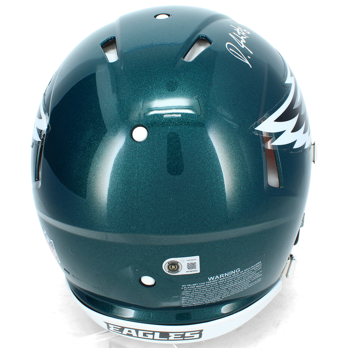DeVonta Smith Autographed Philadelphia Eagles Speed Authentic Helmet Beckett
