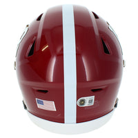 DeVonta Smith Autographed Alabama Crimson Tide Speedflex Midi Helmet Beckett