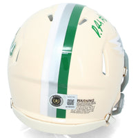 DeVonta Smith Autographed Philadelphia Eagles RETRO Speed Mini Helmet Beckett