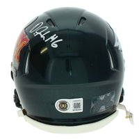 DeVonta Smith Autographed Philadelphia Eagles Super Bowl 59 Champions Logo Speed Mini Helmet Beckett
