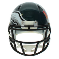 DeVonta Smith Autographed Philadelphia Eagles Super Bowl 59 Champions Logo Speed Mini Helmet Beckett