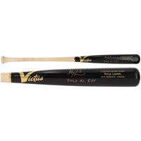 KYLE LEWIS Autographed / Inscribed "2020 AL ROY" Game Model Bat FANATICS