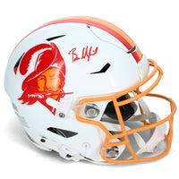Baker Mayfield Autographed Tampa Bay Buccaneers 1976-96 Throwback Speedflex Authentic Helmet Beckett