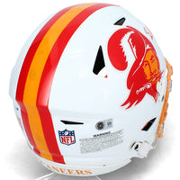 Baker Mayfield Autographed Tampa Bay Buccaneers 1976-96 Throwback Speedflex Authentic Helmet Beckett
