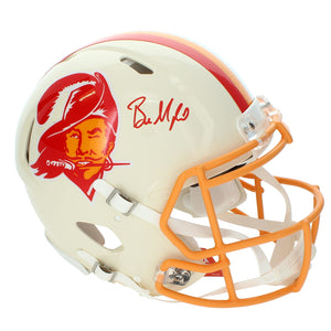Baker Mayfield Autographed Tampa Bay Buccaneers RETRO Authentic Helmet Beckett