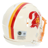 Baker Mayfield Autographed Tampa Bay Buccaneers RETRO Speed Mini Helmet Beckett