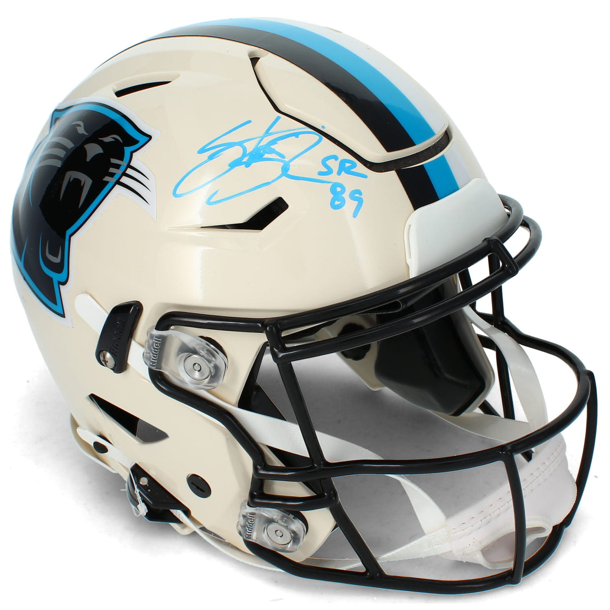 Steve Smith Autographed Carolina Panthers RETRO Speedflex Authentic Helmet Radtke