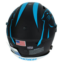 Steve Smith Autographed Panthers 2022 Black Alternate Speedflex Helmet Radtke