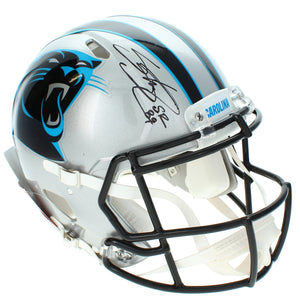Steve Smith Autographed Carolina Panthers Speed Authentic Helmet Radtke