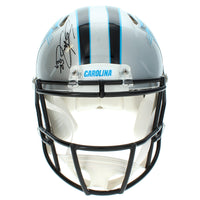 Steve Smith Autographed Carolina Panthers Speed Authentic Helmet Radtke