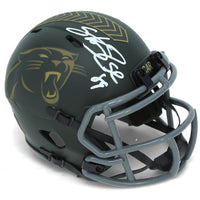 Steve Smith Autographed Carolina Panthers 2025 Salute to Service Speed Mini Helmet Radtke