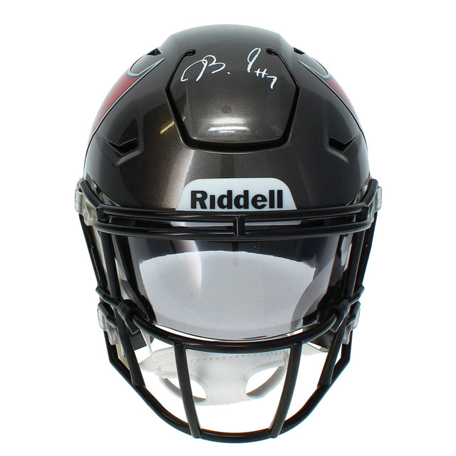 Bucky Irving Autographed (2026 Signature) Tampa Bay Buccaneers Speedflex Midi Helmet Beckett