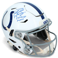 Peyton Manning Autographed/Inscribed "SB LXI MVP" Indianapolis Colts Speedflex Authentic Helmet Fanatics