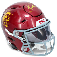 Carson Palmer Autographed USC Trojans Speedflex Midi Helmet Beckett Witnessed