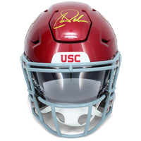 Carson Palmer Autographed USC Trojans Speedflex Midi Helmet Beckett Witnessed
