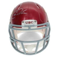 Carson Palmer Autographed USC Trojans Speed Mini Helmet Beckett Witnessed