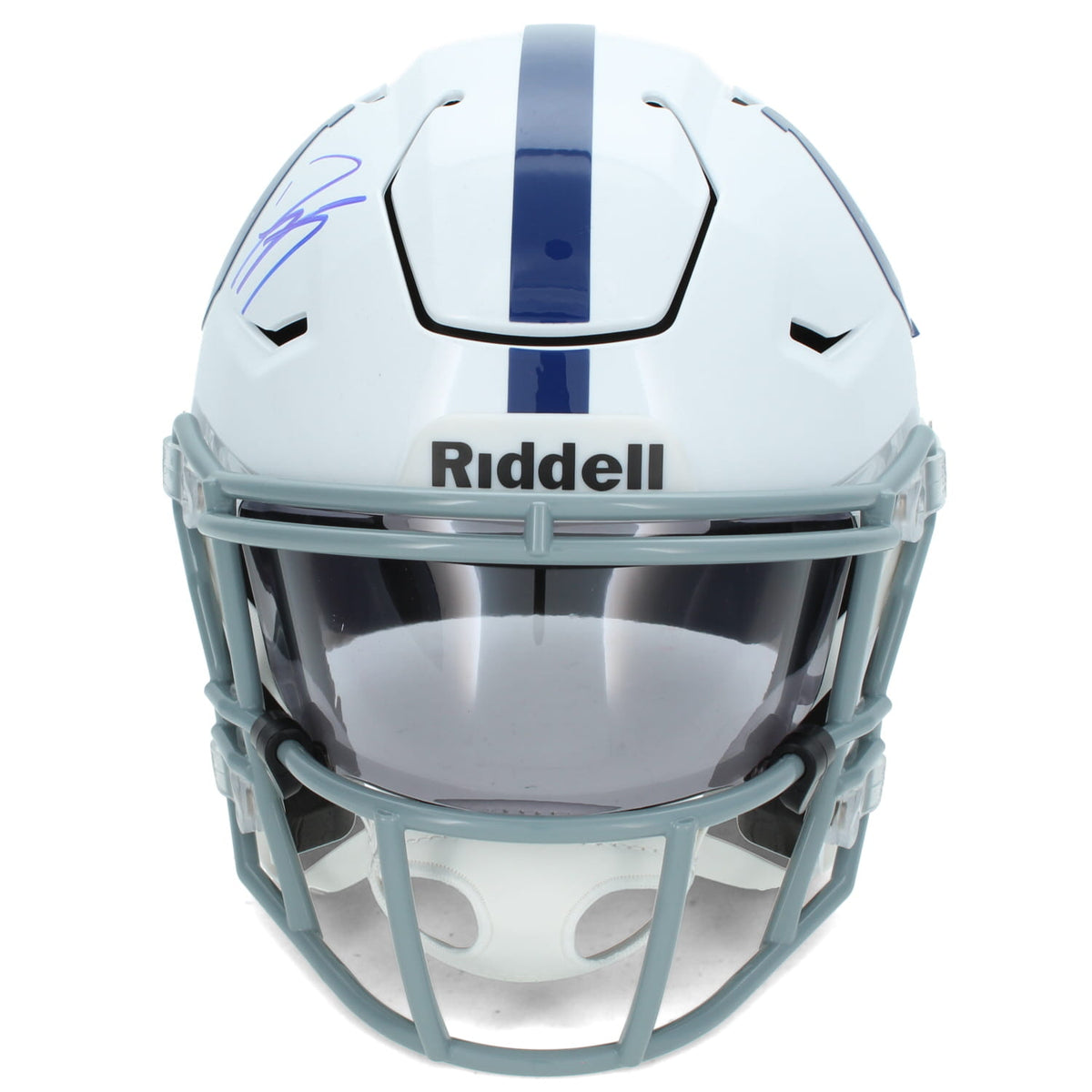 Dwight Freeney Autographed Indianapolis Colts Speedflex Midi Helmet Beckett
