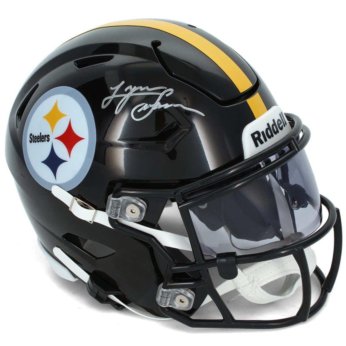 Lynn Swann Autographed Pittsburgh Steelers Speedflex Midi Helmet Beckett