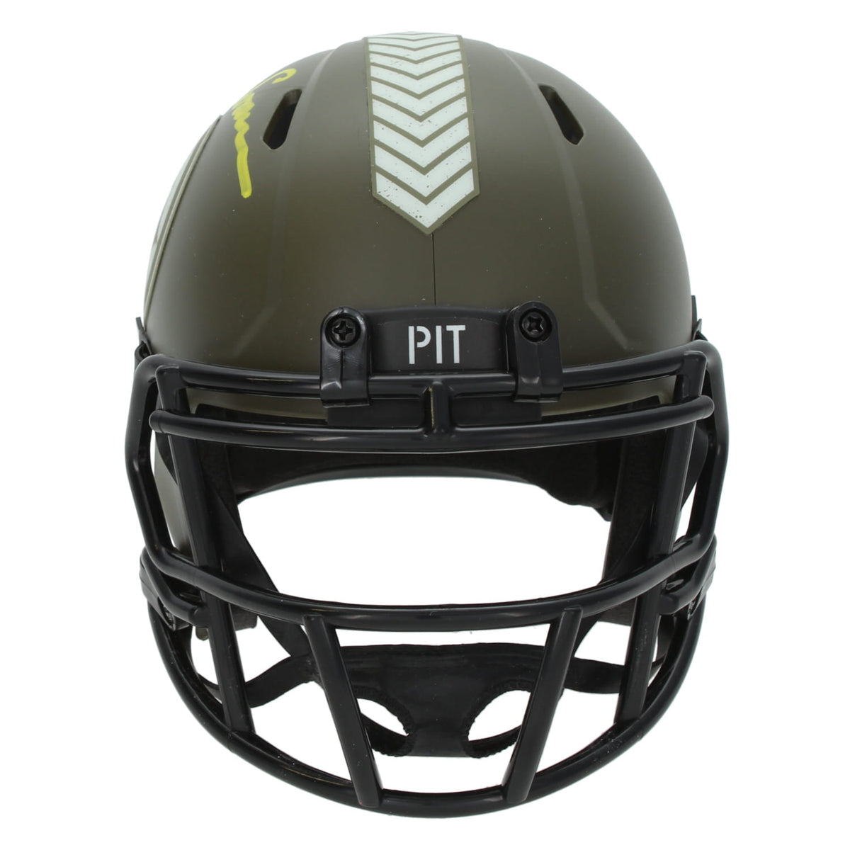 Lynn Swann Autographed Pittsburgh Steelers 2022 Salute to Service Speed Mini Helmet Beckett