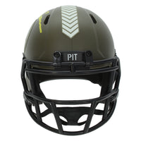 Lynn Swann Autographed Pittsburgh Steelers 2022 Salute to Service Speed Mini Helmet Beckett