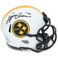 Lynn Swann Autographed Pittsburgh Steelers Speed Lunar Eclipse Mini Helmet Beckett