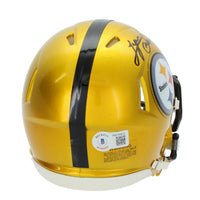Lynn Swann Autographed/Inscribed "HOF 01" Pittsburgh Steelers Flash Speed Mini Helmet Beckett