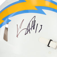 KEENAN ALLEN Autographed Los Angeles Chargers Speed Authentic Helmet FANATICS