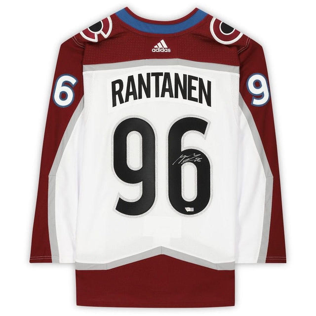 MIKKO RANTANEN Autographed Colorado Avalanche Adidas Authentic White Jersey FANATICS
