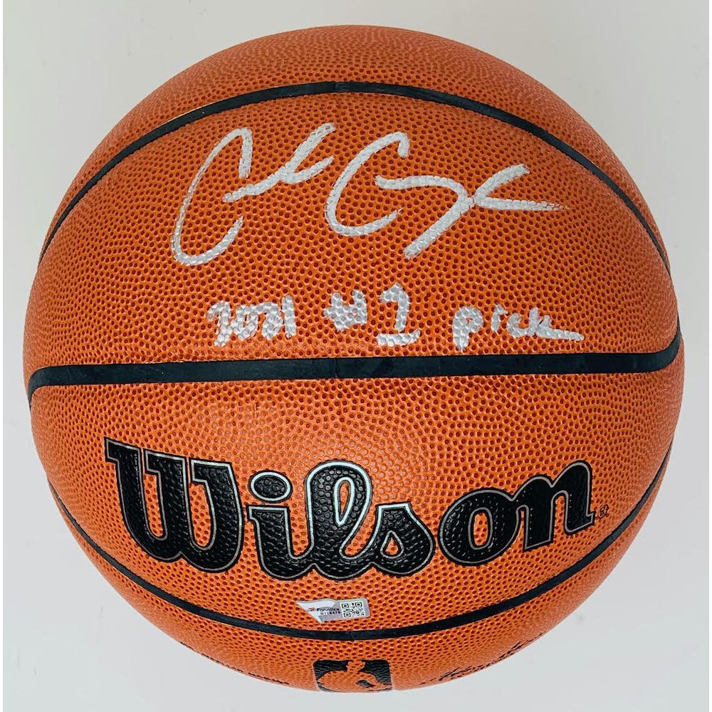 CADE CUNNINGHAM Autographed Detroit Pistons "2021 #1 Pick" Basketball FANATICS