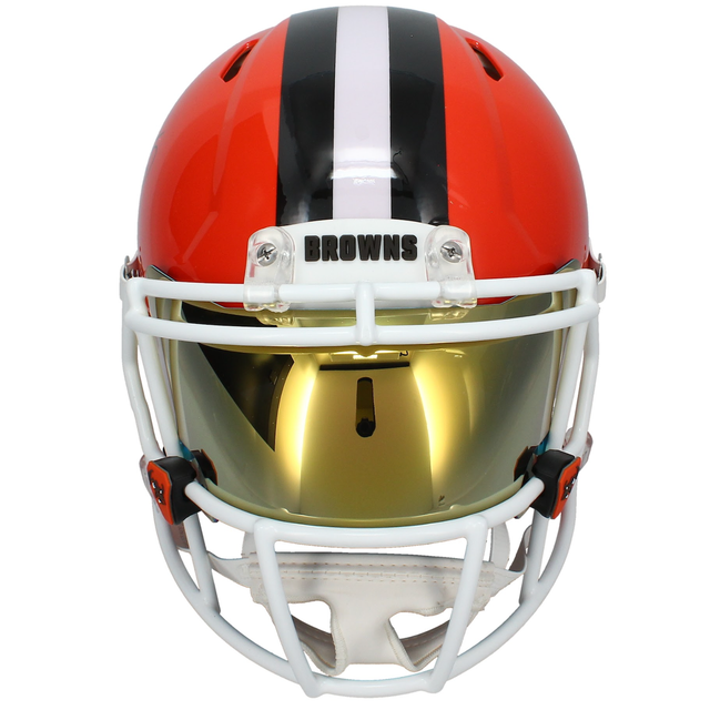 Myles Garrett Autographed Cleveland Browns Authentic Speed Helmet Beckett