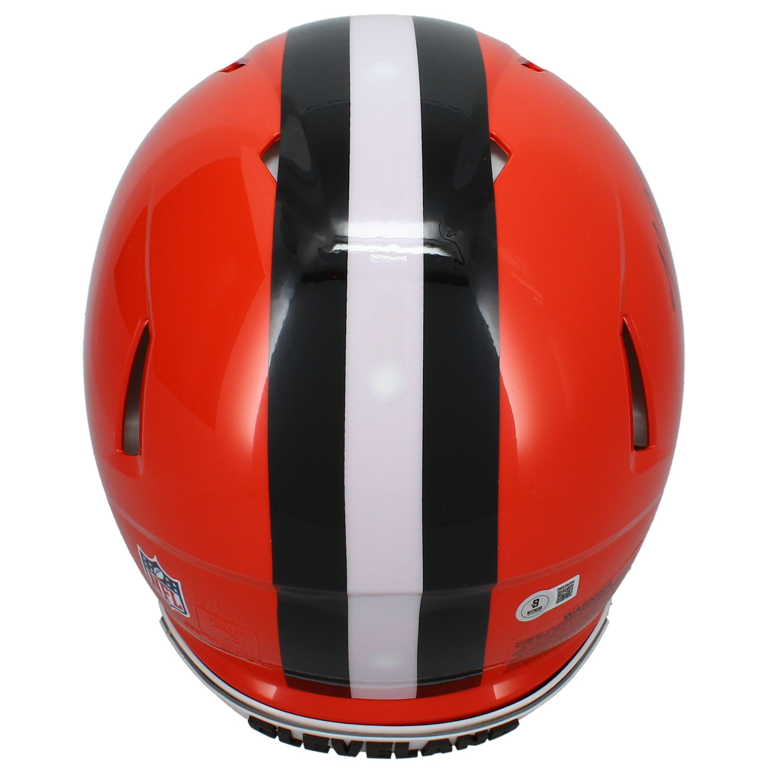 Myles Garrett Autographed Cleveland Browns Authentic Speed Helmet Beckett