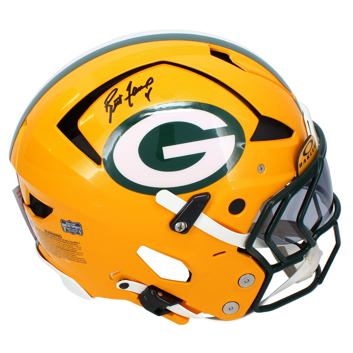 Brett Favre Autographed Green Bay Packers Axiom Authentic Helmet Radtke