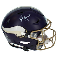 Brett Favre Autographed Minnesota Vikings Rivalries Speedflex Helmet Radtke
