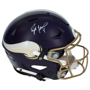 Brett Favre Autographed Minnesota Vikings Rivalries Speedflex Helmet Radtke