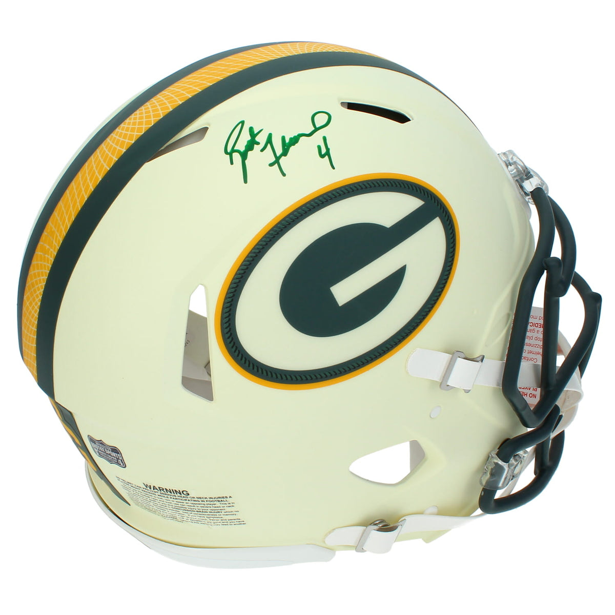 Brett Favre Autographed Green Bay Packers Rivalries Authentic Helmet Radtke